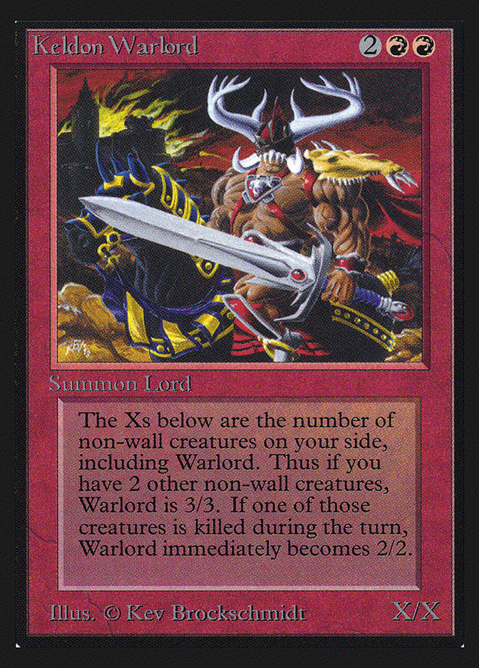 Keldon Warlord [International Collectors' Edition] | Gate City Games LLC