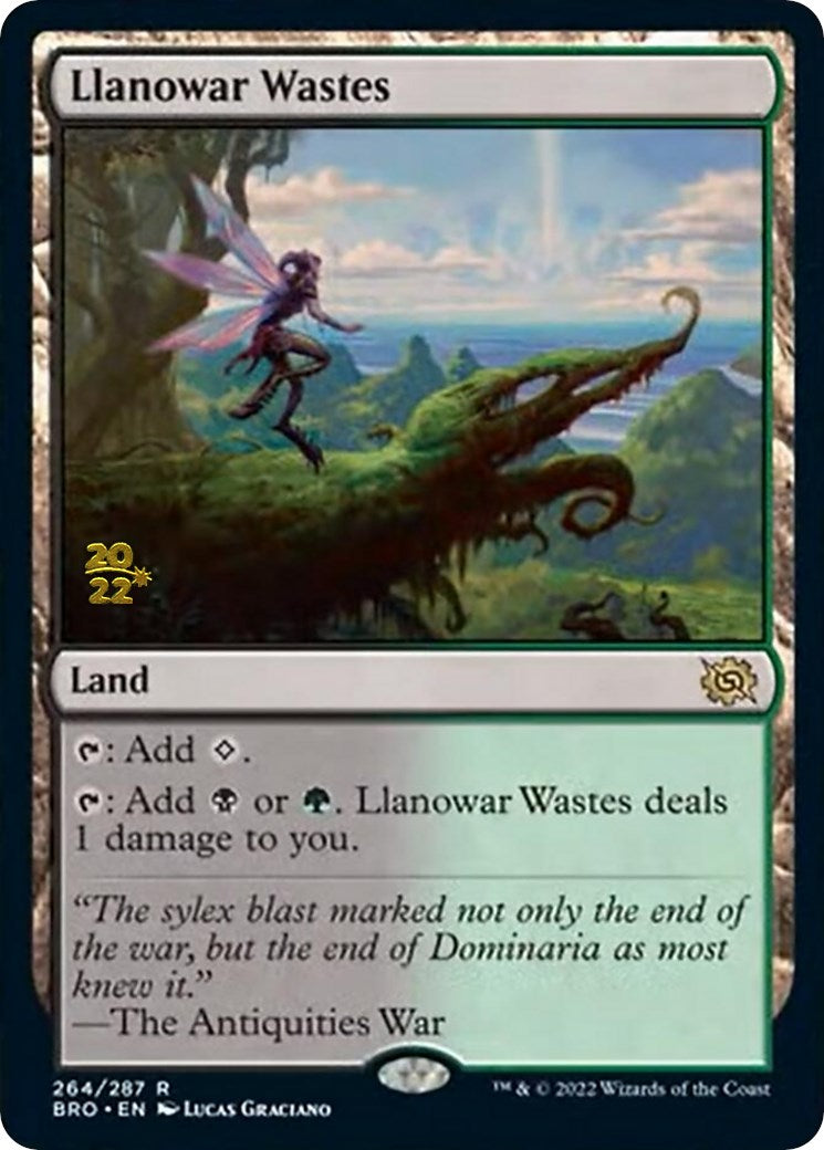 Llanowar Wastes [The Brothers' War Prerelease Promos] | Gate City Games LLC