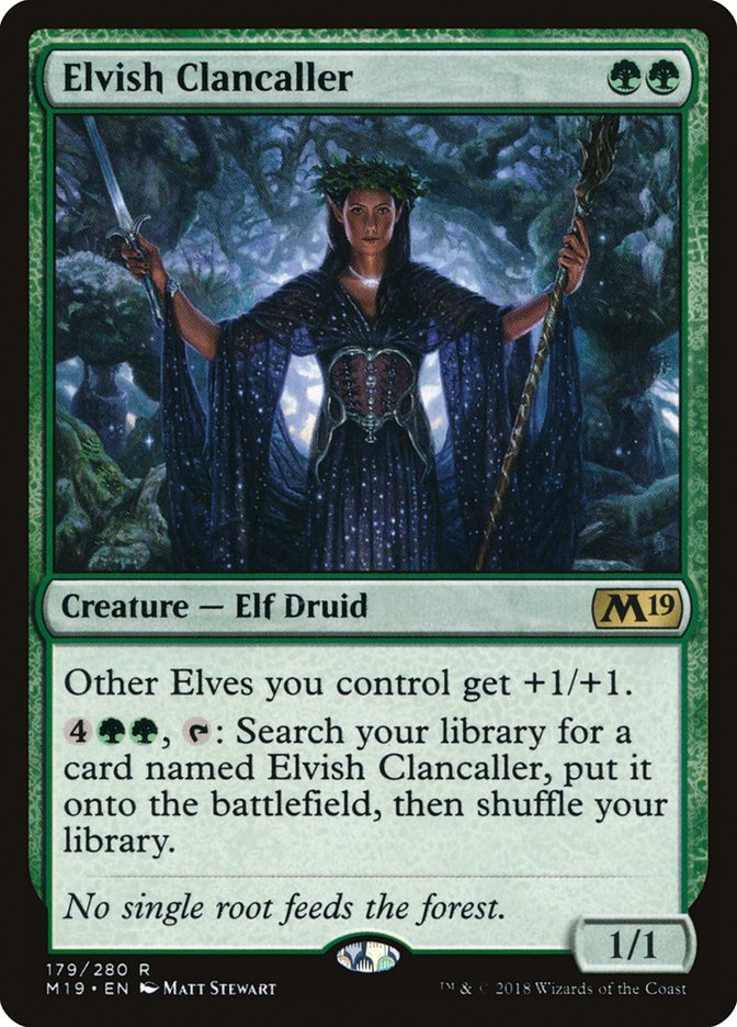 Elvish Clancaller [Core Set 2019] | Gate City Games LLC