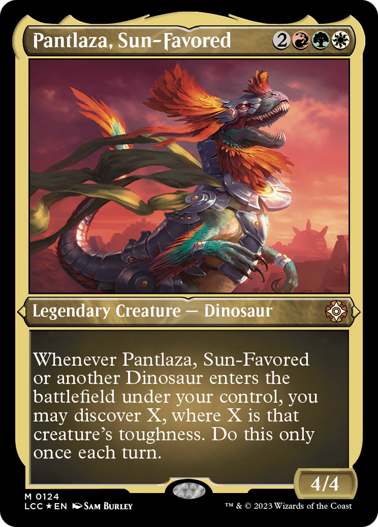 Pantlaza, Sun-Favored (Display Commander) [The Lost Caverns of Ixalan Commander] | Gate City Games LLC