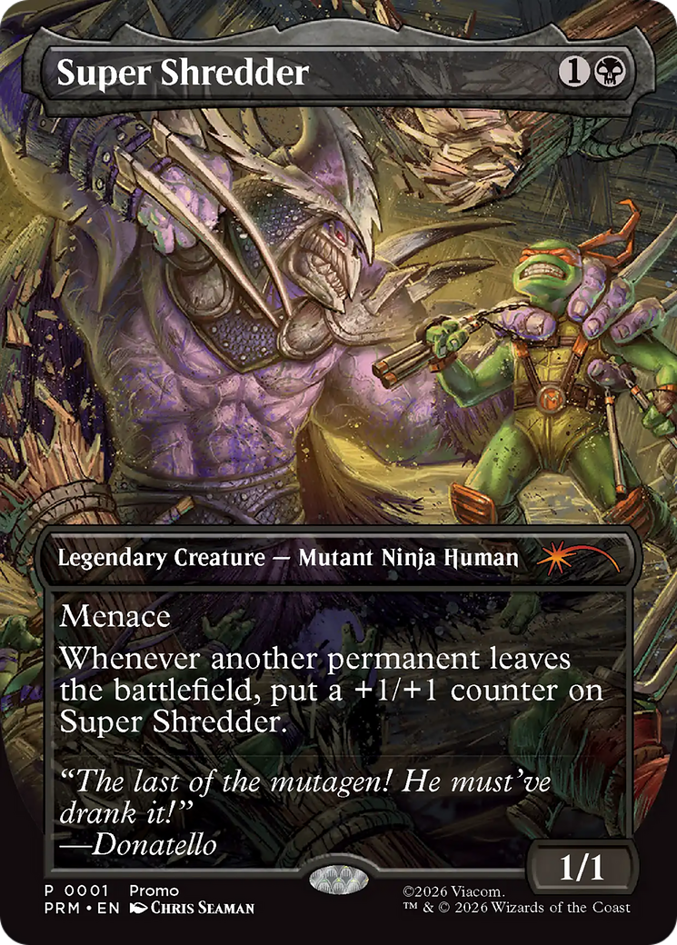 Super Shredder (Borderless) [Spotlight Series] | Gate City Games LLC