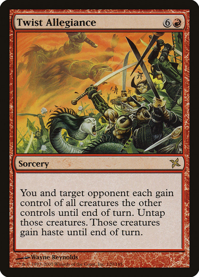 Twist Allegiance [Betrayers of Kamigawa] | Gate City Games LLC
