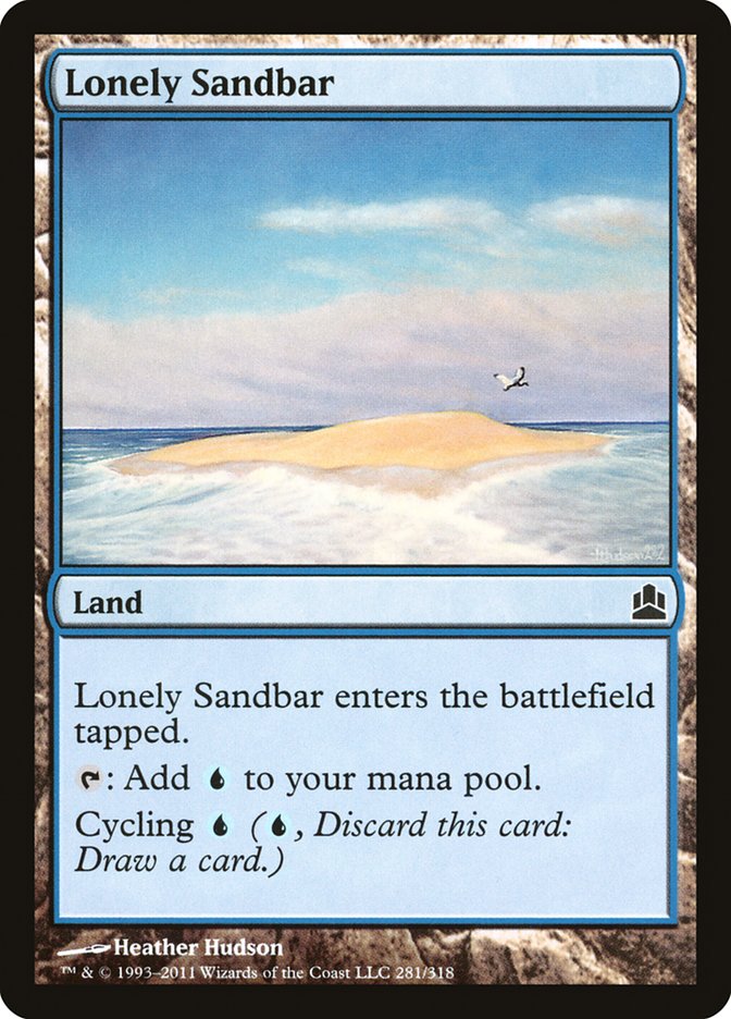 Lonely Sandbar [Commander 2011] | Gate City Games LLC