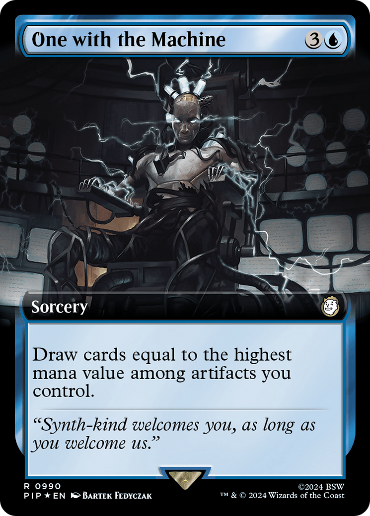 One with the Machine (Extended Art) (Surge Foil) [Fallout] | Gate City Games LLC