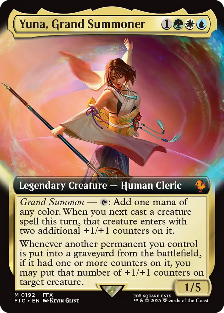 Yuna, Grand Summoner (Extended Art) [FINAL FANTASY Commander] | Gate City Games LLC