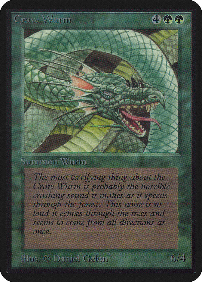 Craw Wurm [Alpha Edition] | Gate City Games LLC