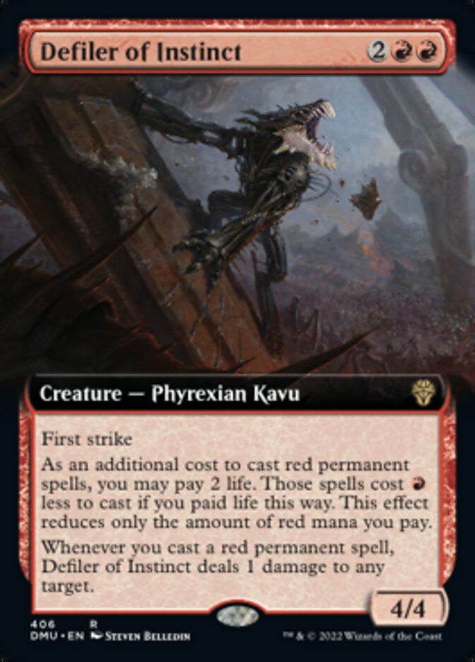 Defiler of Instinct (Extended Art) [Dominaria United] | Gate City Games LLC