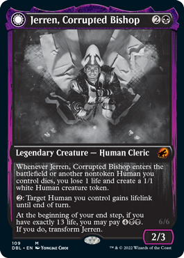 Jerren, Corrupted Bishop // Ormendahl, the Corrupted [Innistrad: Double Feature] | Gate City Games LLC
