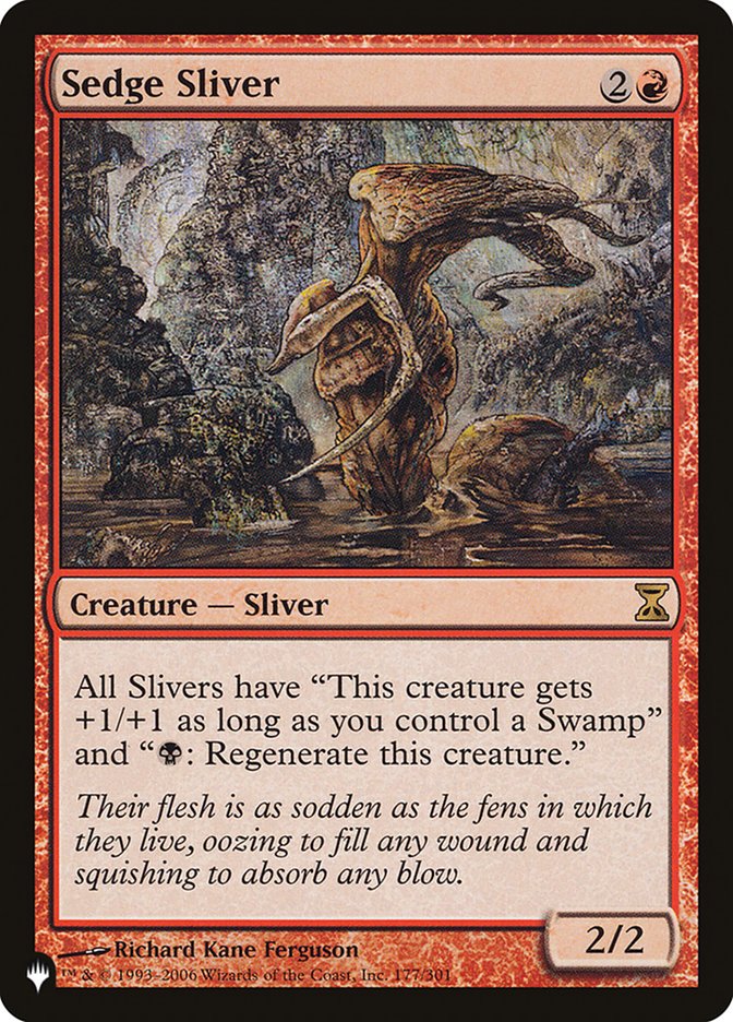 Sedge Sliver [The List] | Gate City Games LLC