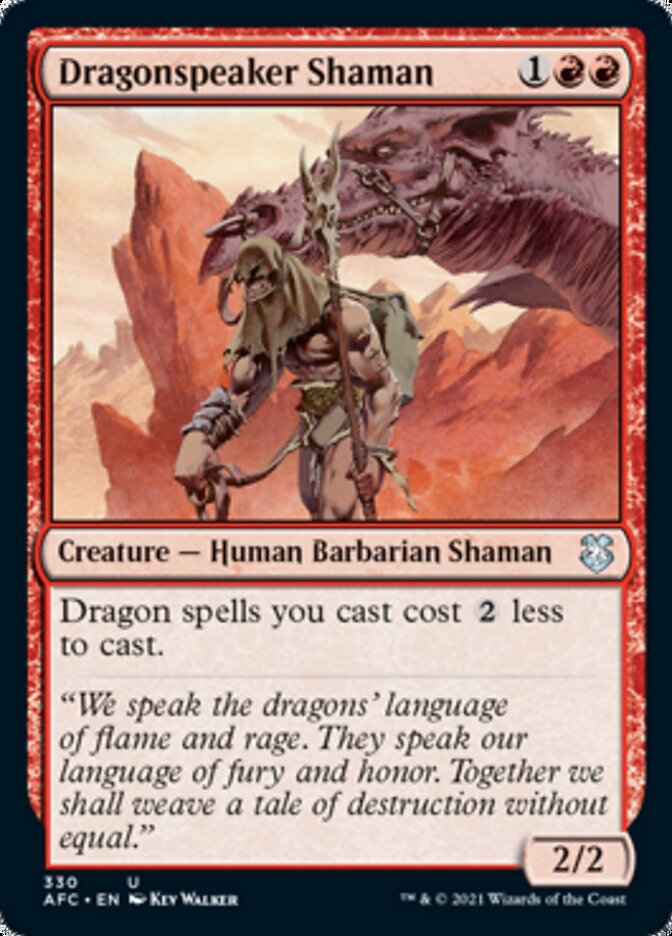 Dragonspeaker Shaman [Dungeons & Dragons: Adventures in the Forgotten Realms Commander] | Gate City Games LLC