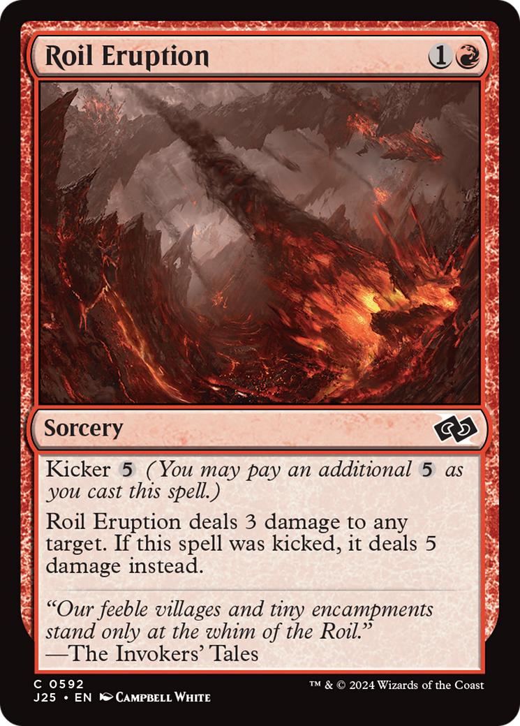 Roil Eruption [Foundations Jumpstart] | Gate City Games LLC