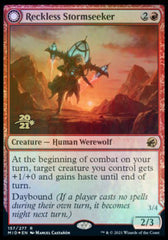Reckless Stormseeker // Storm-Charged Slasher [Innistrad: Midnight Hunt Prerelease Promos] | Gate City Games LLC