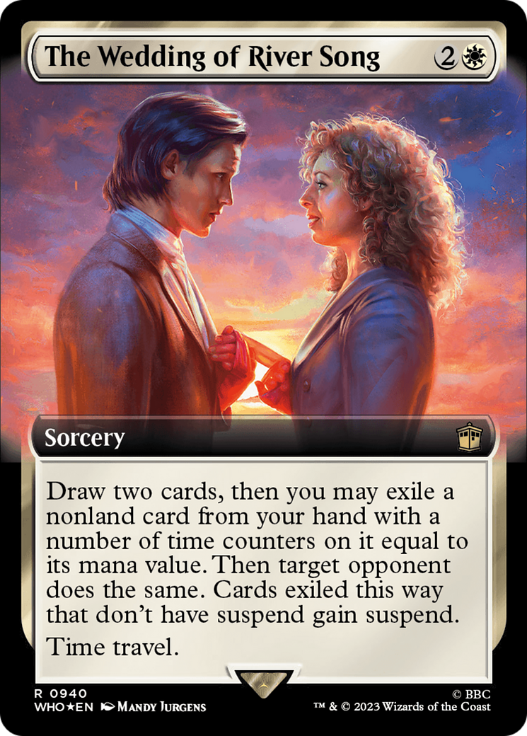 The Wedding of River Song (Extended Art) (Surge Foil) [Doctor Who] | Gate City Games LLC