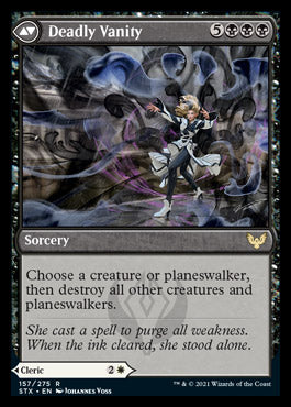 Selfless Glyphweaver // Deadly Vanity [Strixhaven: School of Mages] | Gate City Games LLC