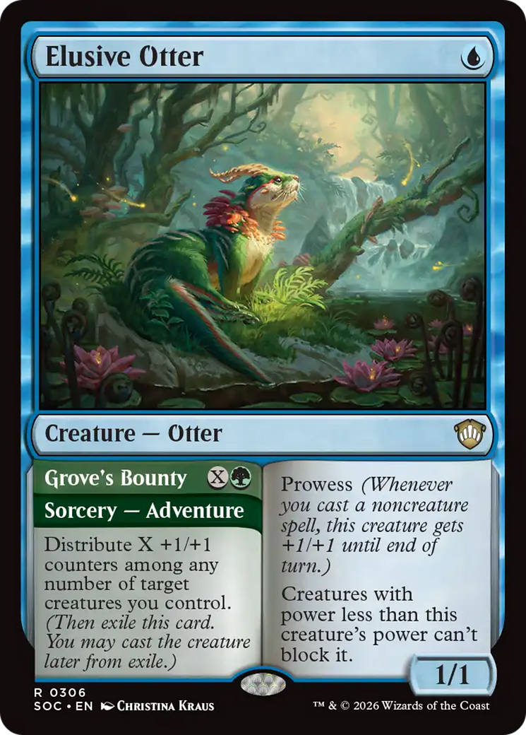 Elusive Otter [Secrets of Strixhaven Commander] | Gate City Games LLC