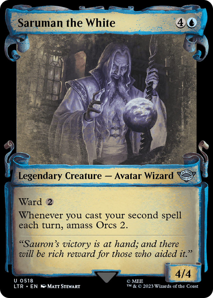 Saruman the White [The Lord of the Rings: Tales of Middle-Earth Showcase Scrolls] | Gate City Games LLC