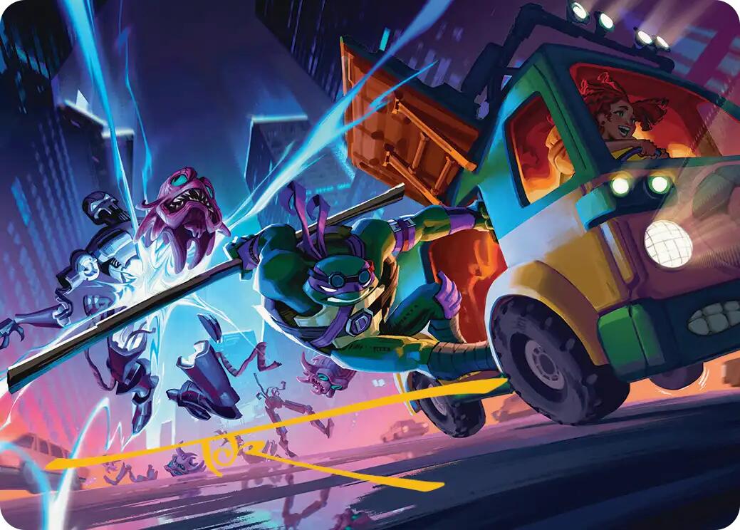 Donatello, Rad Scientist Art Card (Gold-Stamped Signature) [Teenage Mutant Ninja Turtles Art Series] | Gate City Games LLC