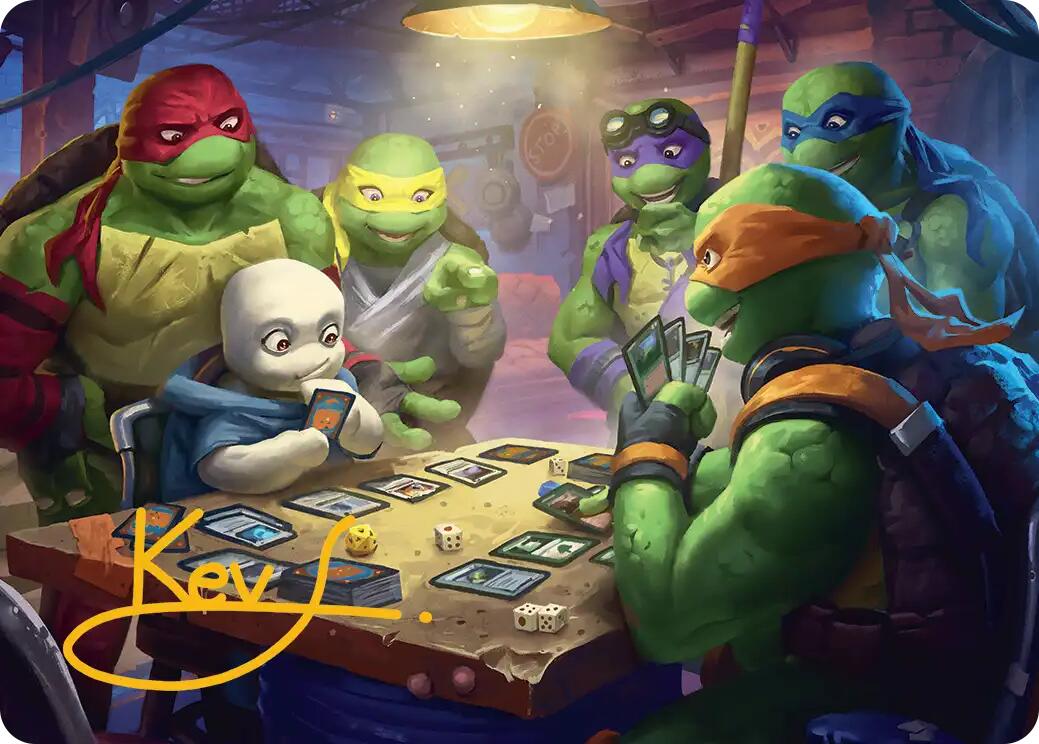 Lessons from Life Art Card (Gold-Stamped Signature) [Teenage Mutant Ninja Turtles Art Series] | Gate City Games LLC