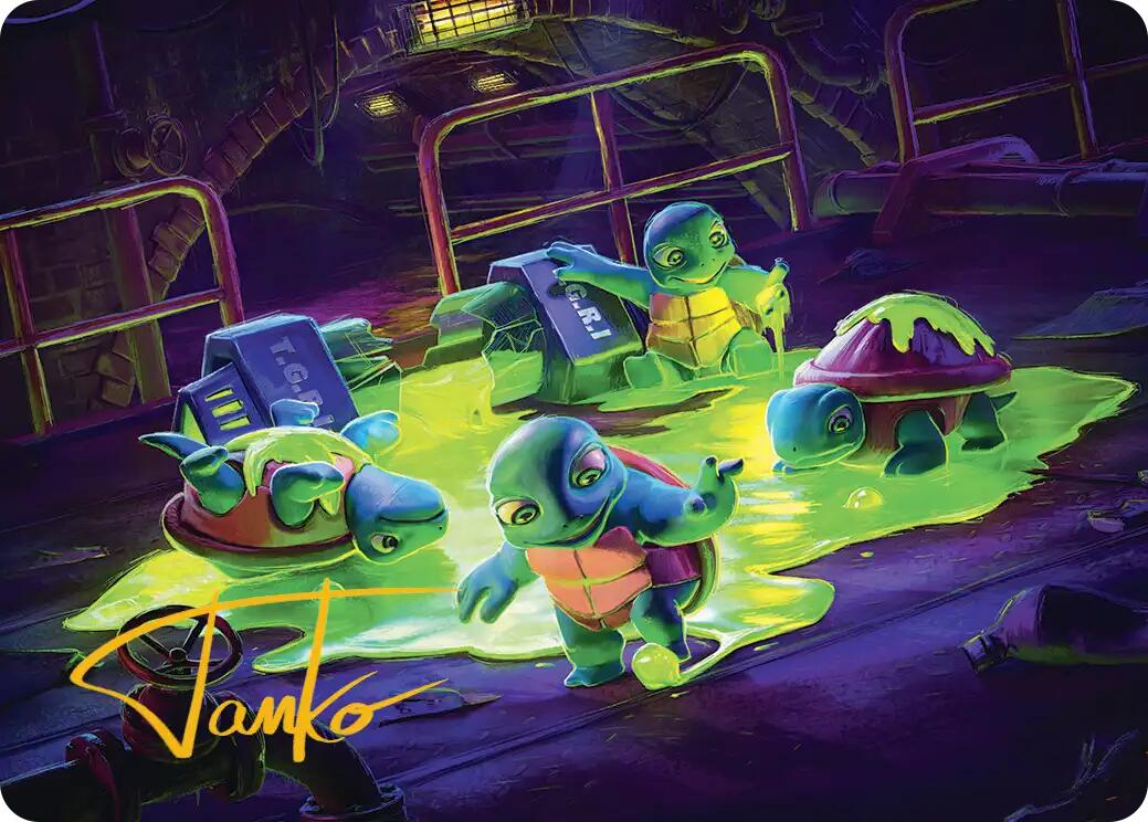 The Ooze Art Card (Gold-Stamped Signature) [Teenage Mutant Ninja Turtles Art Series] | Gate City Games LLC