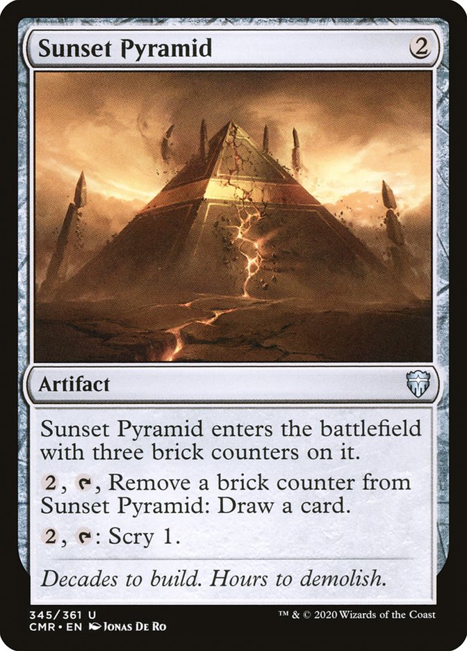 Sunset Pyramid [Commander Legends] | Gate City Games LLC