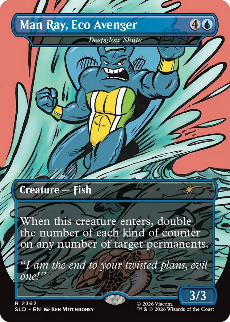 Man Ray, Eco Avenger - Deepglow Skate [Secret Lair Drop Series] | Gate City Games LLC