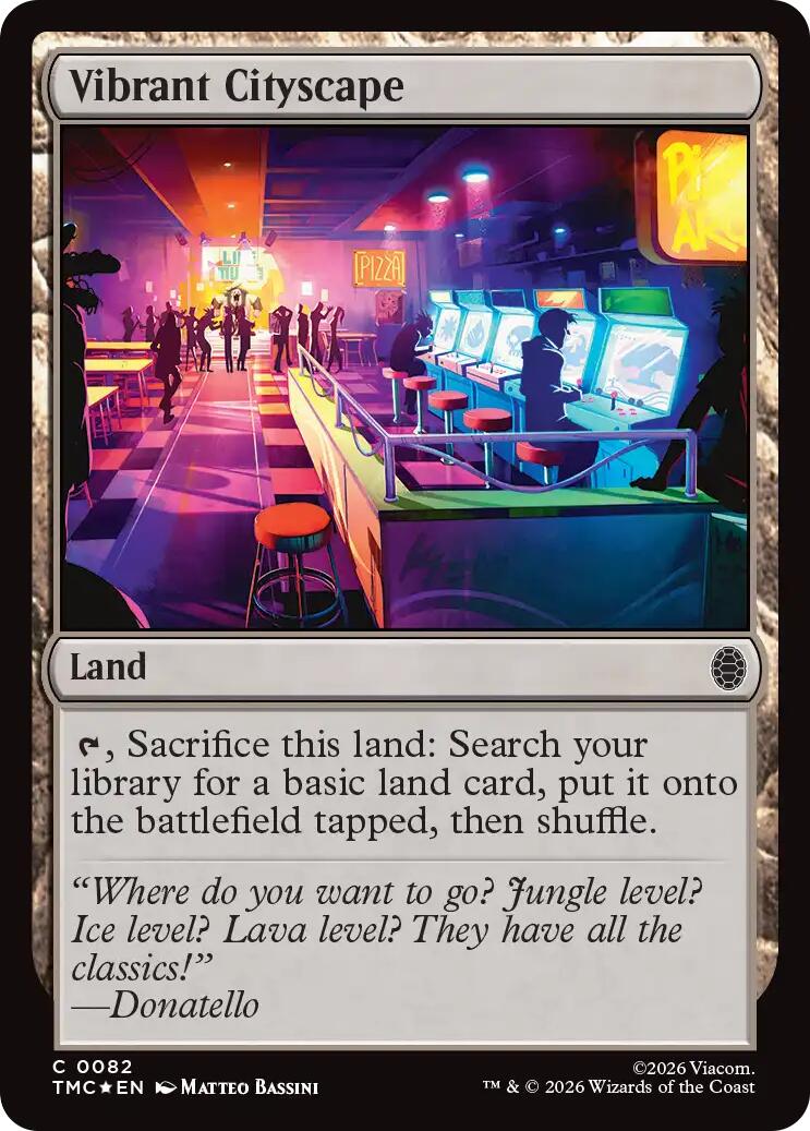 Vibrant Cityscape (Surge Foil) [Teenage Mutant Ninja Turtles Commander] | Gate City Games LLC