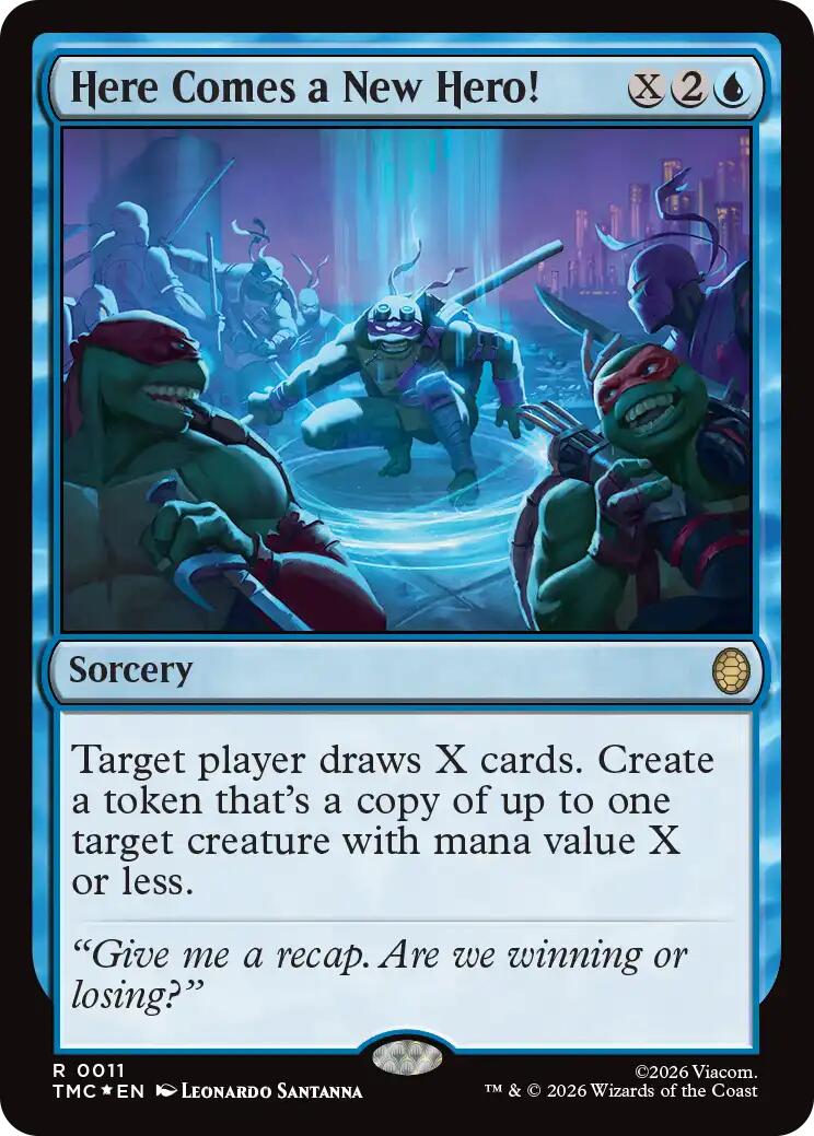Here Comes a New Hero! (Surge Foil) [Teenage Mutant Ninja Turtles Commander] | Gate City Games LLC