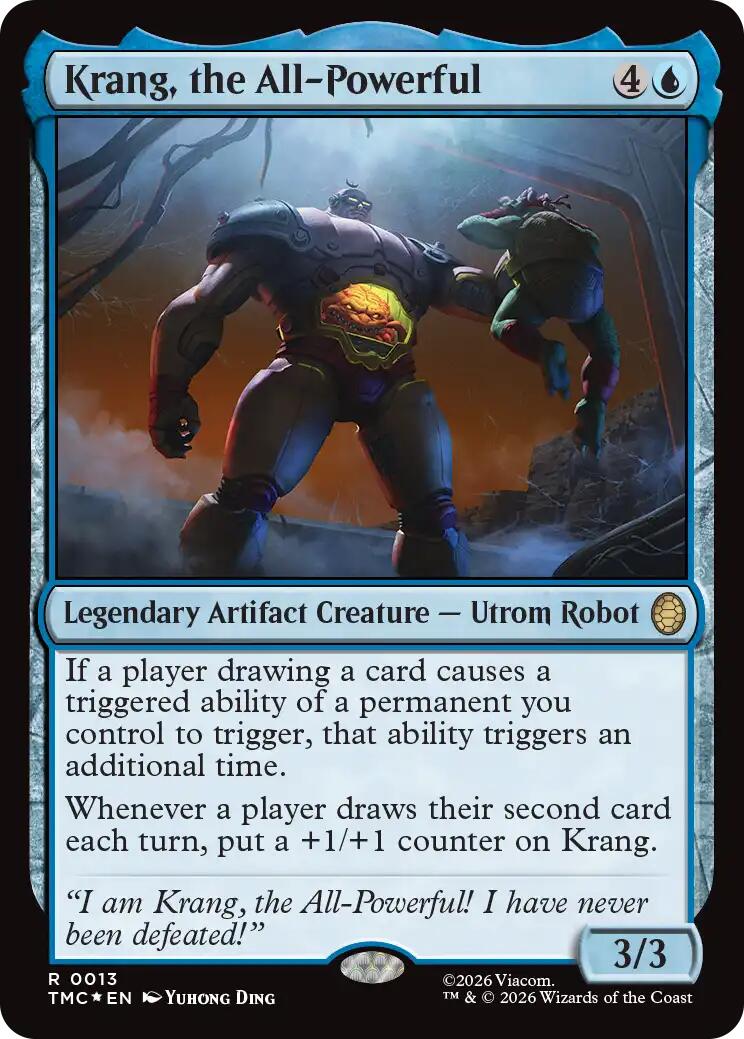 Krang, the All-Powerful (Surge Foil) [Teenage Mutant Ninja Turtles Commander] | Gate City Games LLC