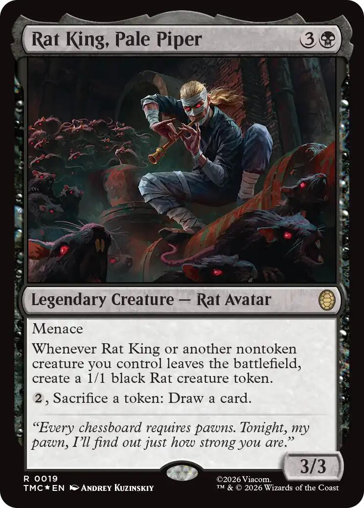 Rat King, Pale Piper (Surge Foil) [Teenage Mutant Ninja Turtles Commander] | Gate City Games LLC