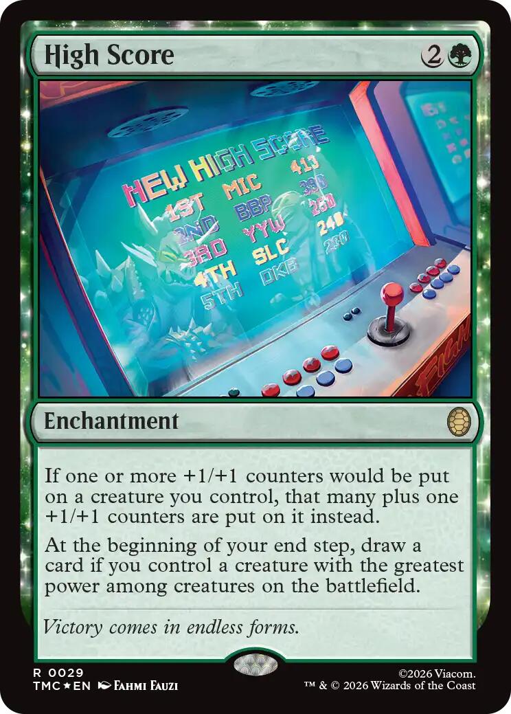 High Score (Surge Foil) [Teenage Mutant Ninja Turtles Commander] | Gate City Games LLC