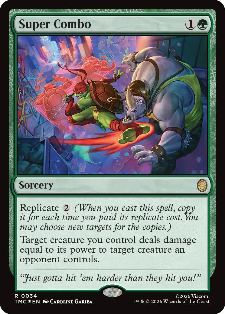 Super Combo (Surge Foil) [Teenage Mutant Ninja Turtles Commander] | Gate City Games LLC