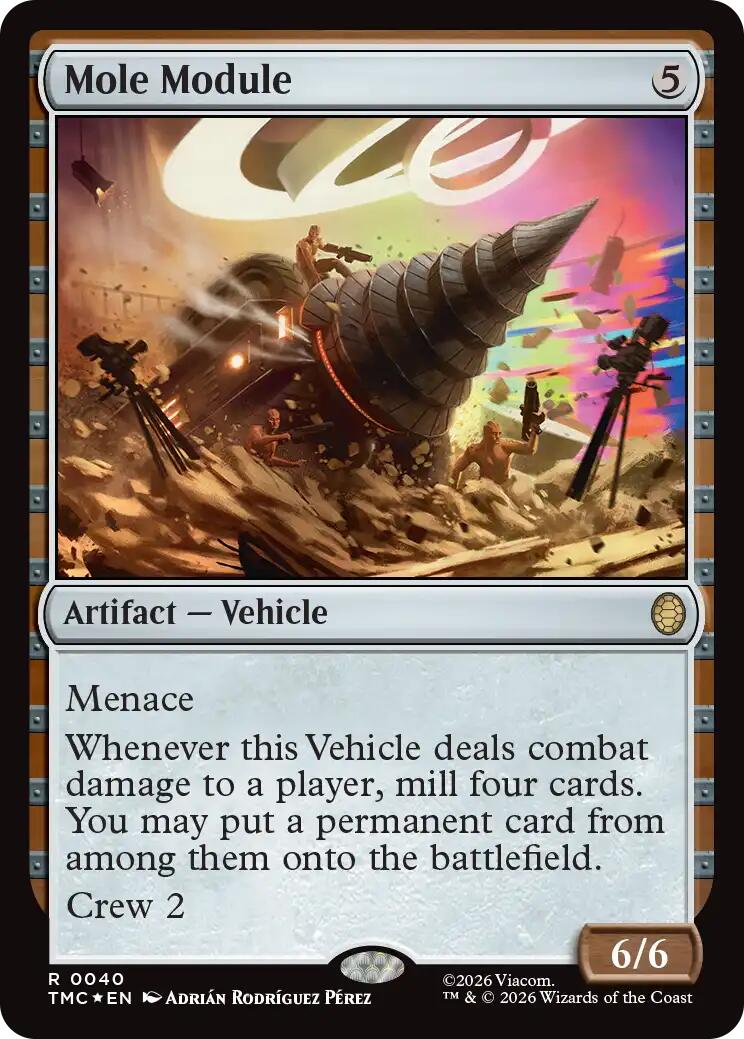 Mole Module (Surge Foil) [Teenage Mutant Ninja Turtles Commander] | Gate City Games LLC