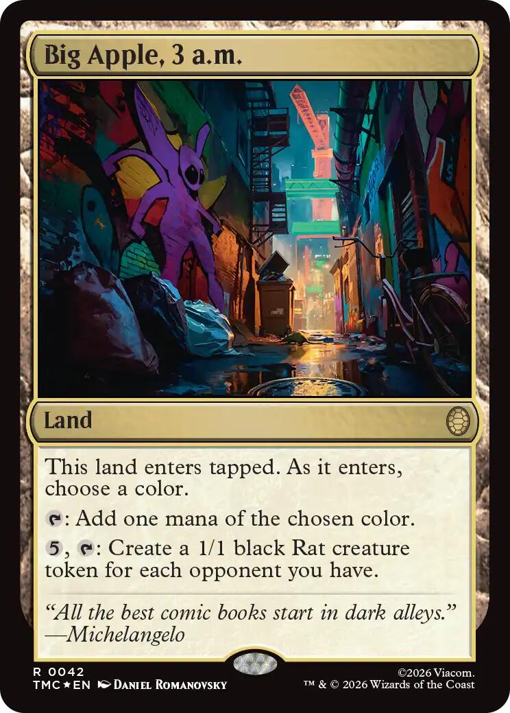 Big Apple, 3 a.m. (Surge Foil) [Teenage Mutant Ninja Turtles Commander] | Gate City Games LLC