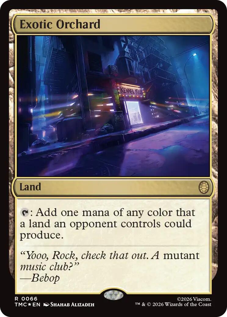 Exotic Orchard (Surge Foil) [Teenage Mutant Ninja Turtles Commander] | Gate City Games LLC