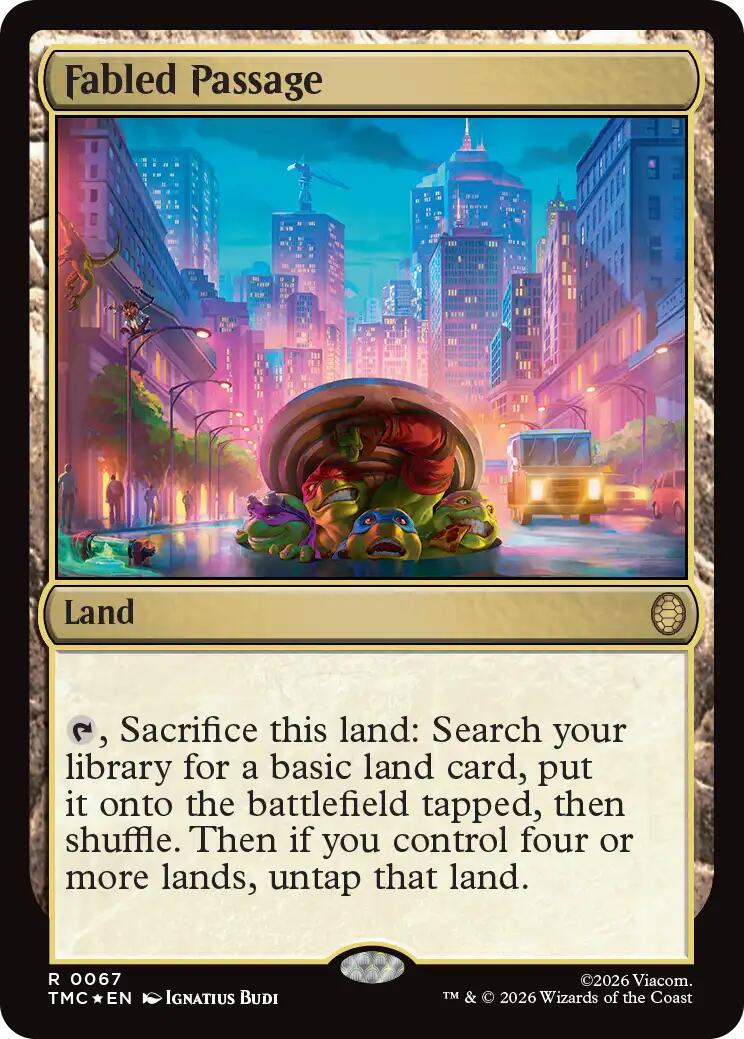 Fabled Passage (Surge Foil) [Teenage Mutant Ninja Turtles Commander] | Gate City Games LLC