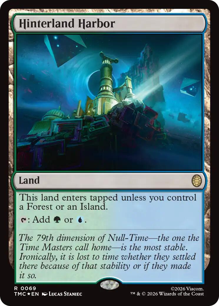Hinterland Harbor (Surge Foil) [Teenage Mutant Ninja Turtles Commander] | Gate City Games LLC