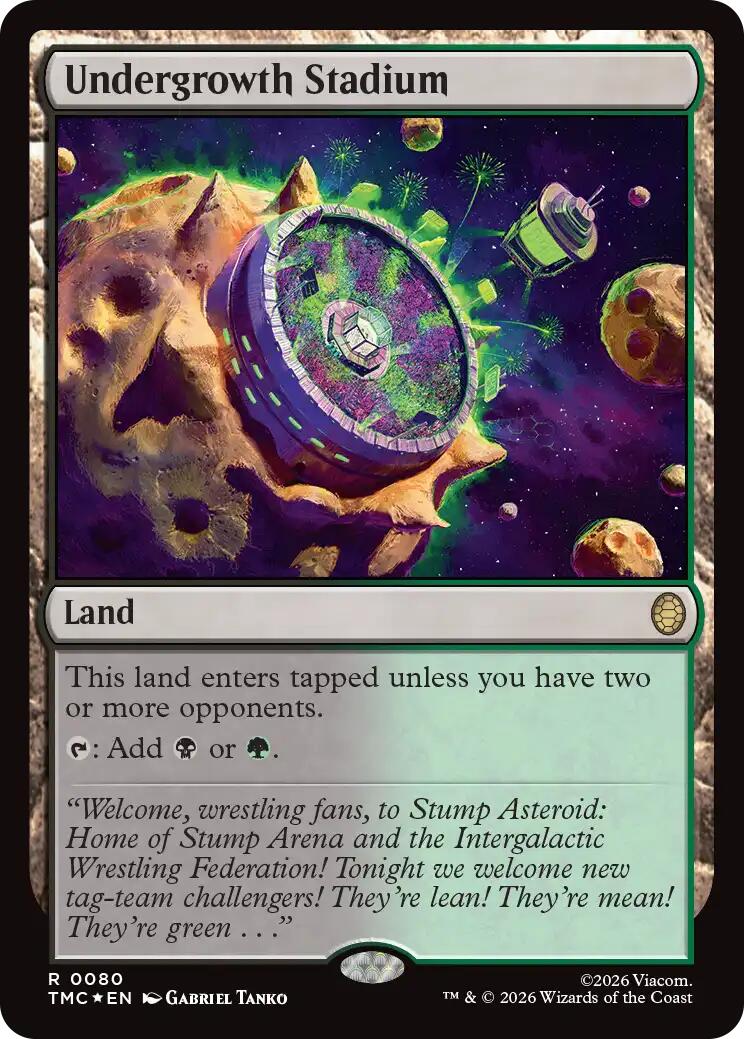 Undergrowth Stadium (Surge Foil) [Teenage Mutant Ninja Turtles Commander] | Gate City Games LLC