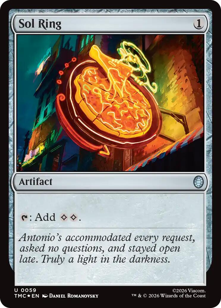 Sol Ring (Surge Foil) [Teenage Mutant Ninja Turtles Commander] | Gate City Games LLC