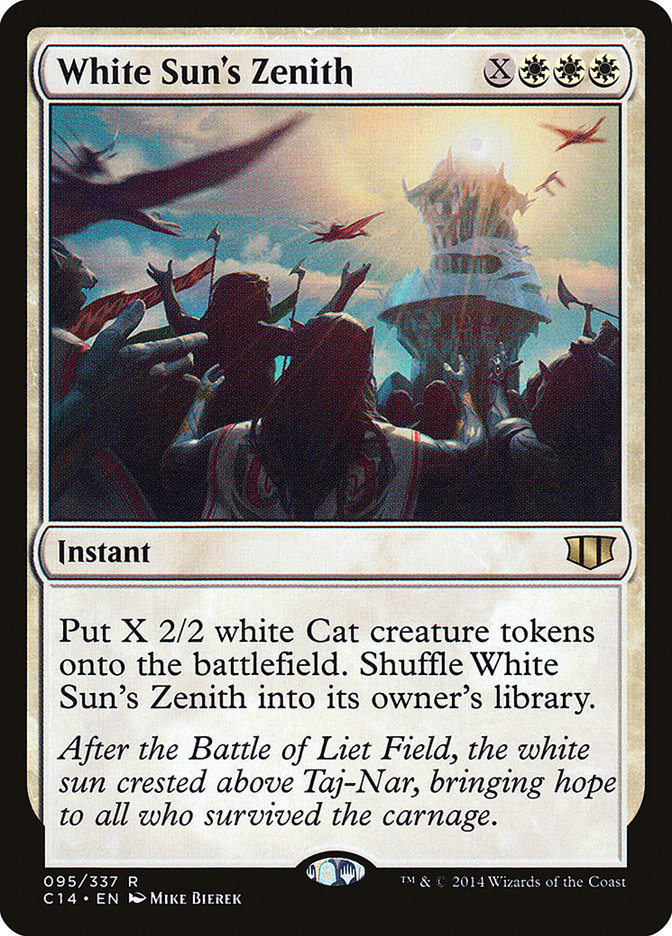 White Sun's Zenith [Commander 2014] | Gate City Games LLC
