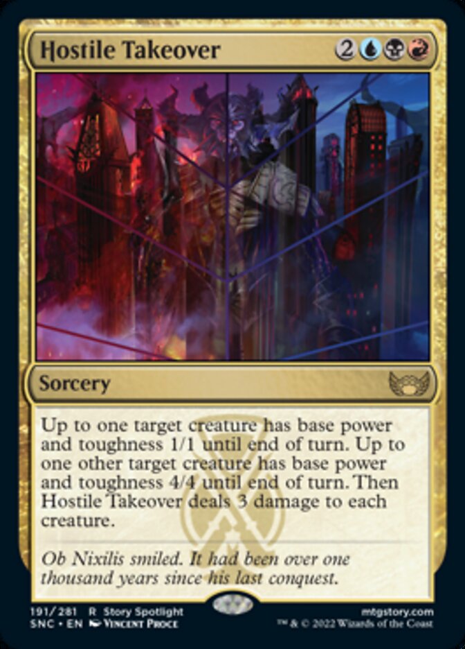 Hostile Takeover [Streets of New Capenna] | Gate City Games LLC