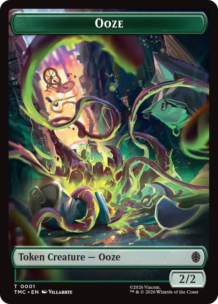 Ooze // Clue Double-Sided Token [Teenage Mutant Ninja Turtles Commander Tokens] | Gate City Games LLC