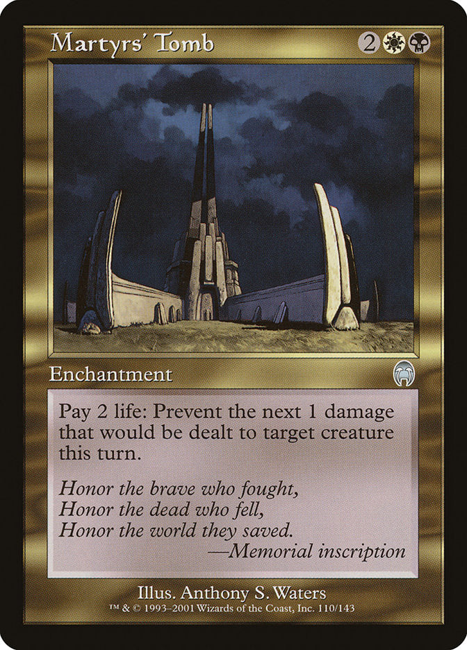 Martyrs' Tomb [Apocalypse] | Gate City Games LLC