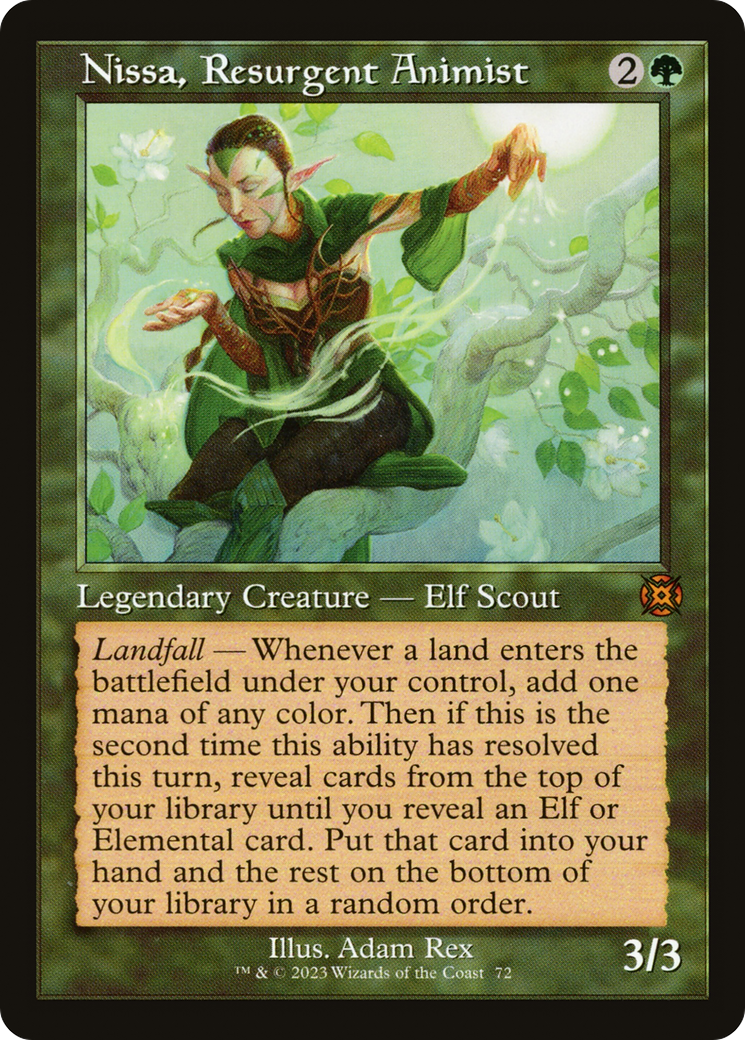 Nissa, Resurgent Animist (Retro) [March of the Machine: The Aftermath] | Gate City Games LLC