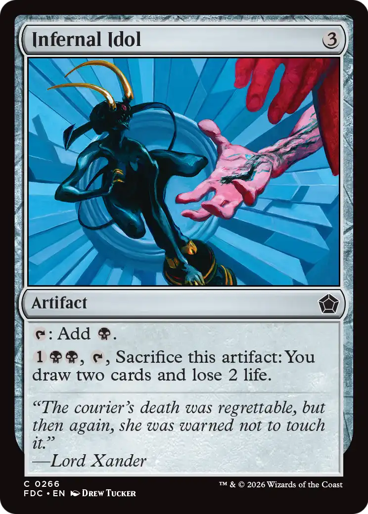 Infernal Idol [Foundations Commander] | Gate City Games LLC