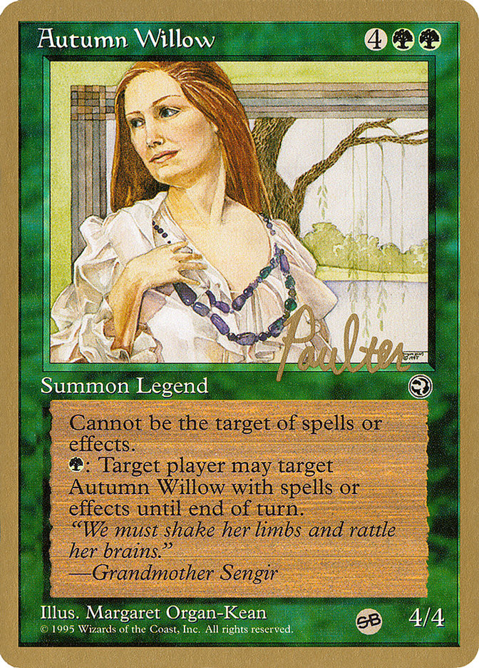 Autumn Willow (Preston Poulter) (SB) [Pro Tour Collector Set] | Gate City Games LLC