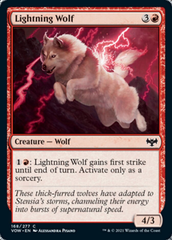Lightning Wolf [Innistrad: Crimson Vow] | Gate City Games LLC