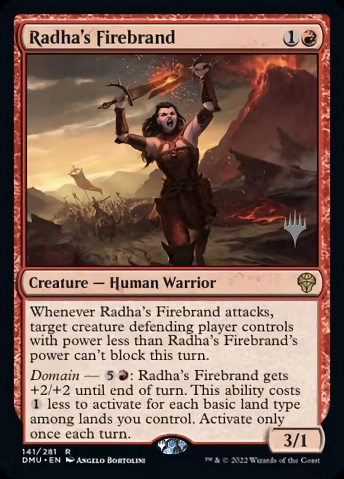 Radha's Firebrand (Promo Pack) [Dominaria United Promos] | Gate City Games LLC