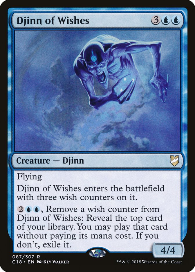 Djinn of Wishes [Commander 2018] | Gate City Games LLC