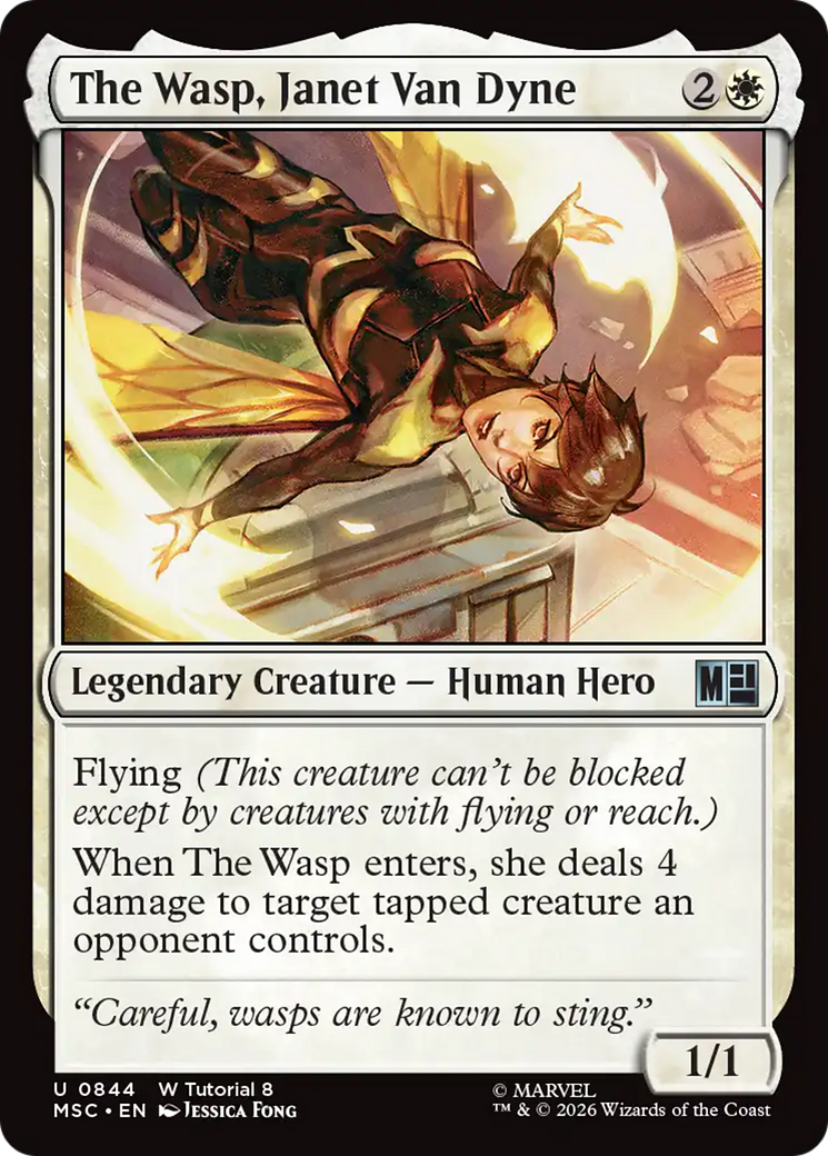 The Wasp, Janet Van Dyne (0844) [Marvel Super Heroes Commander] | Gate City Games LLC
