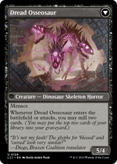 Visage of Dread // Dread Osseosaur [The Lost Caverns of Ixalan] | Gate City Games LLC